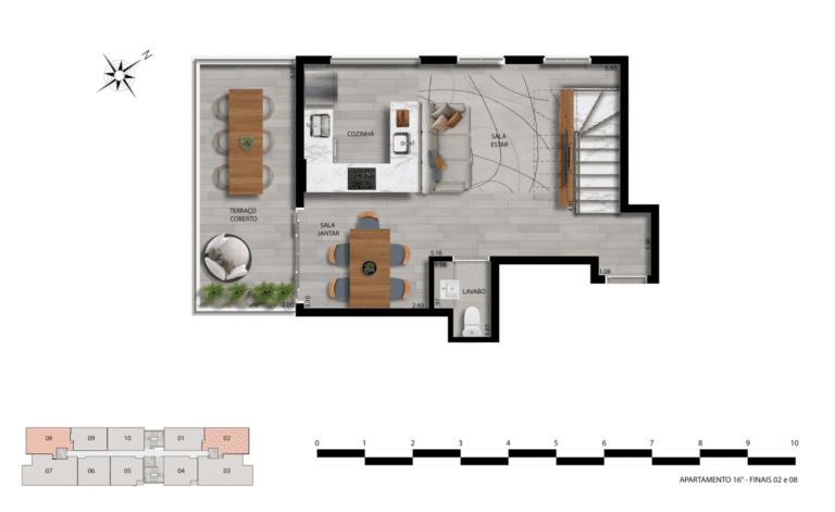 REVENDA IMÓVEIS MG - Apartamento 1 e 2 quartos - Aldea Vale do Sereno 5