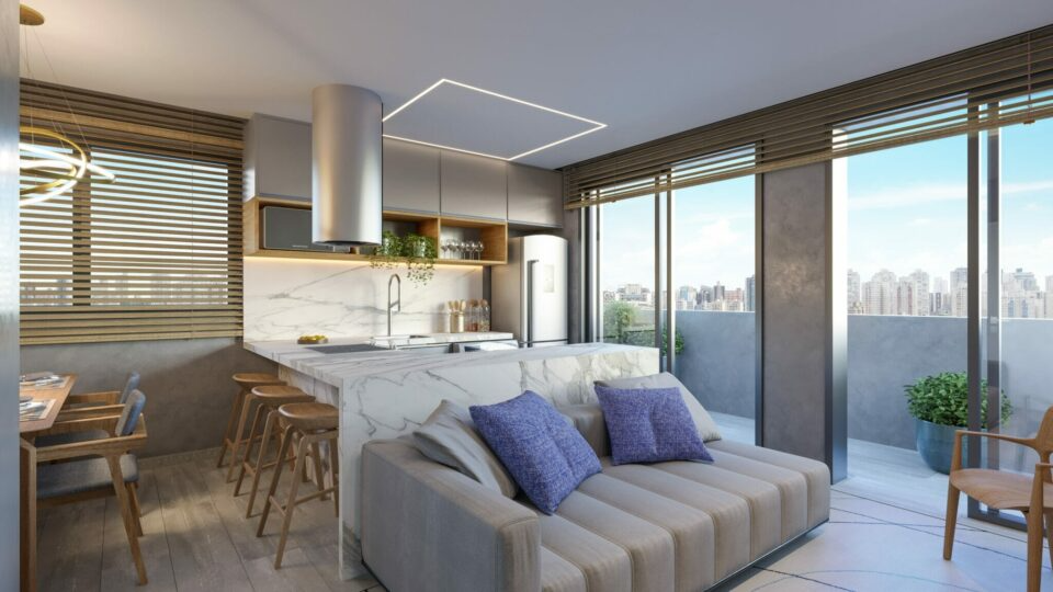 REVENDA IMÓVEIS MG - Apartamento 1 e 2 quartos - Vale do Sereno -sala-