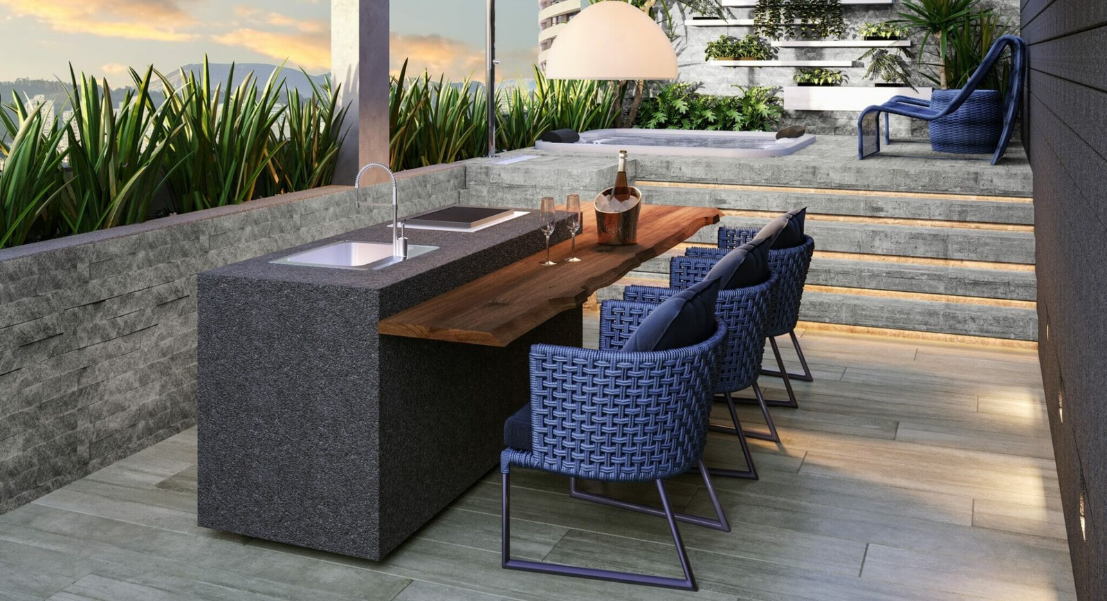 REVENDA IMÓVEIS MG - Apartamento 1 e 2 quartos - Vale do Sereno -terraco