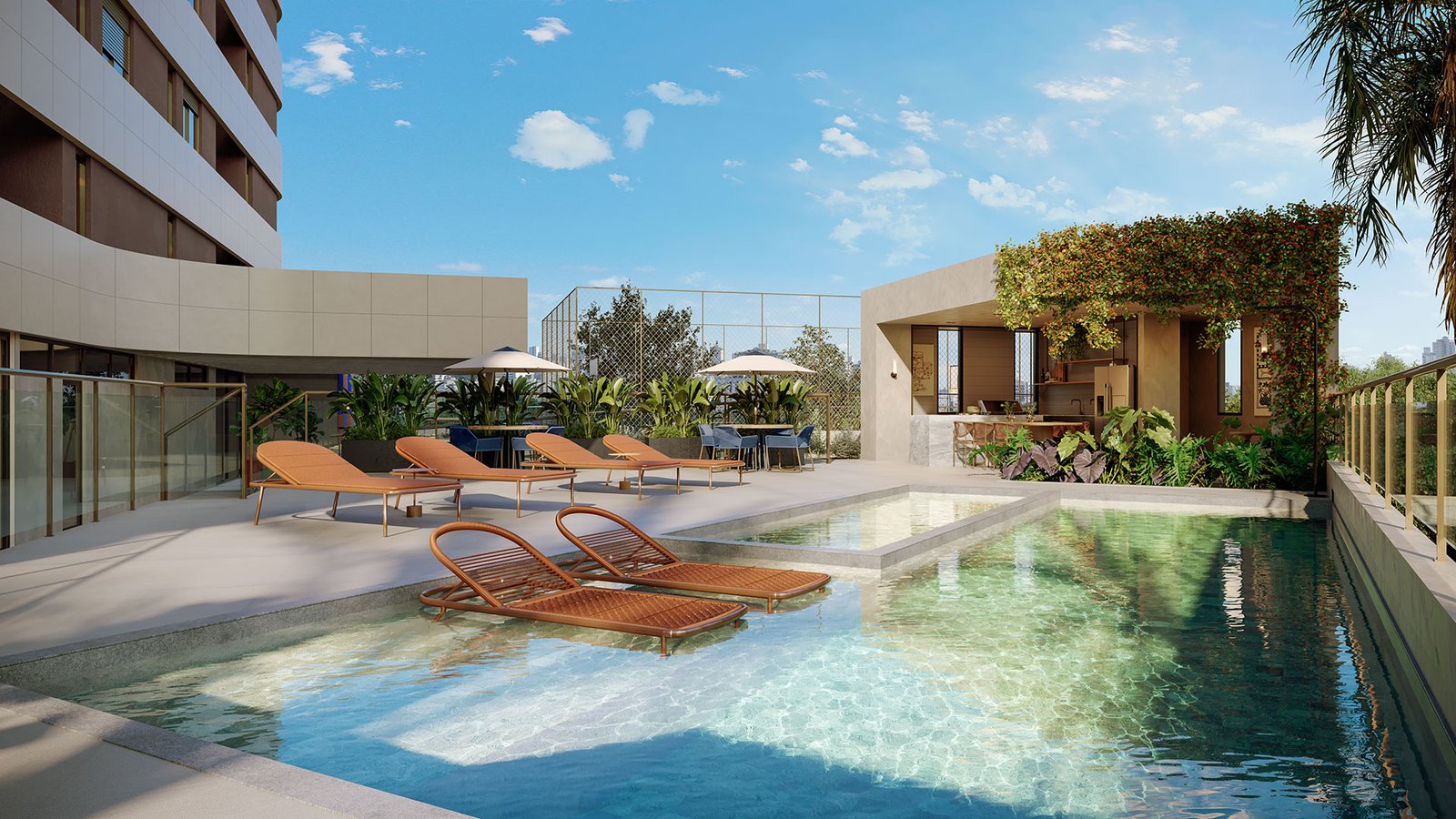 Revenda Imóveis MG - apartamento 3 quartos - Santa Lúcia - Falls Residencial_PISCINA