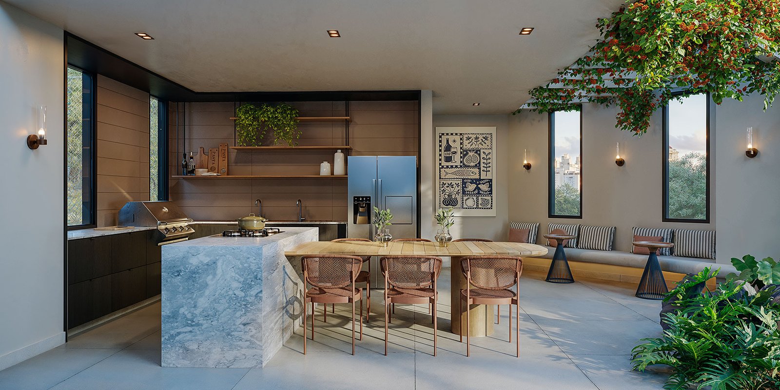 Revenda Imóveis MG - apartamento 3 quartos - Santa Lúcia - Falls Residencial_GOURMET