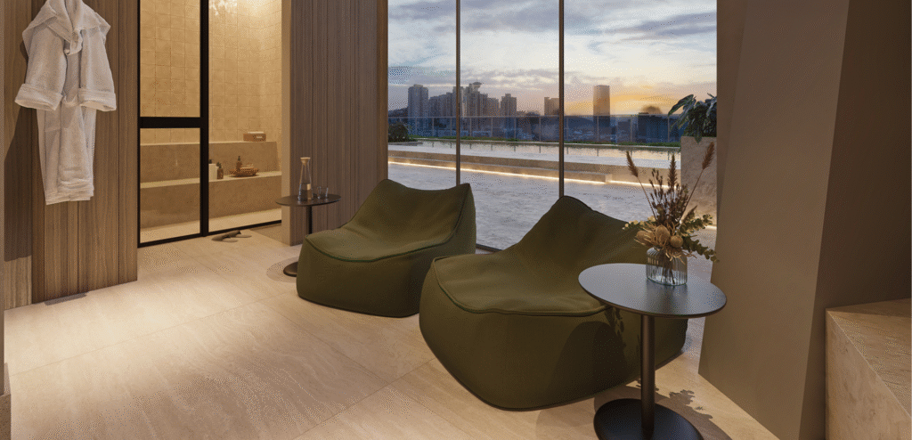 Revenda Imóveis MG - Apartamento 1 e 2 quartos -Mirá - Vale do Sereno _SAUNA01