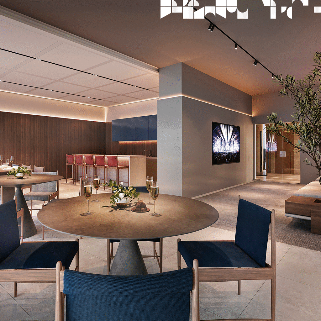 Revenda Imóvis MG - Apartamento 2 e 3 quartos - Serra - Domus Serra - salão de festas