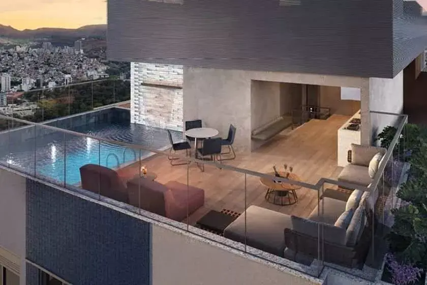 Revenda Imóveis MG - apartamentos 22 e 3 quartos - Luxemburgo - One View - Rooftop