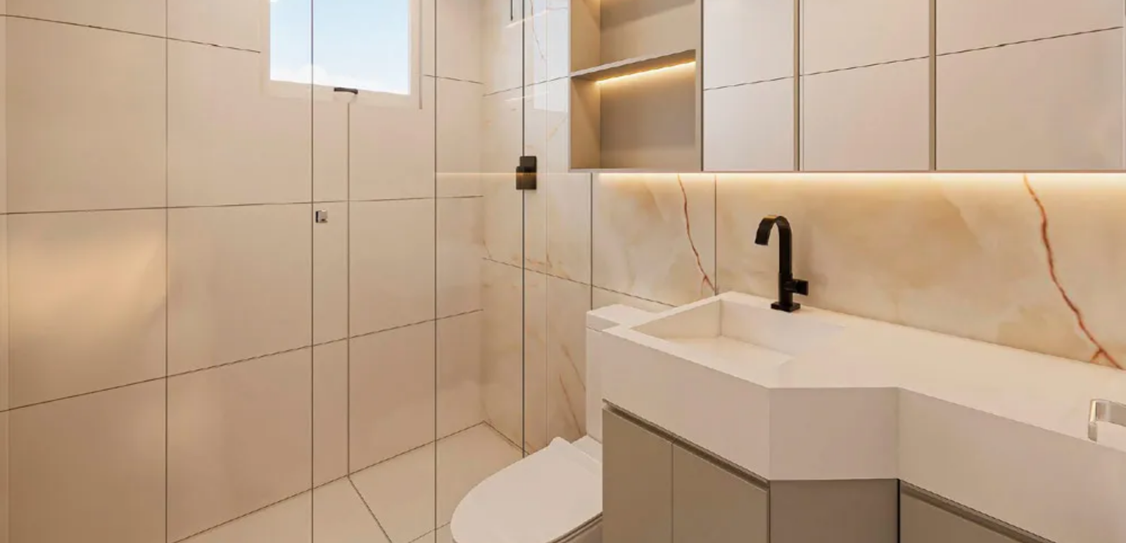 Revenda Imóveis MG - Apartamento 2 e 3 Quartos no Parque Novo Progresso - Edifício Júlio Borges - banheiro 2