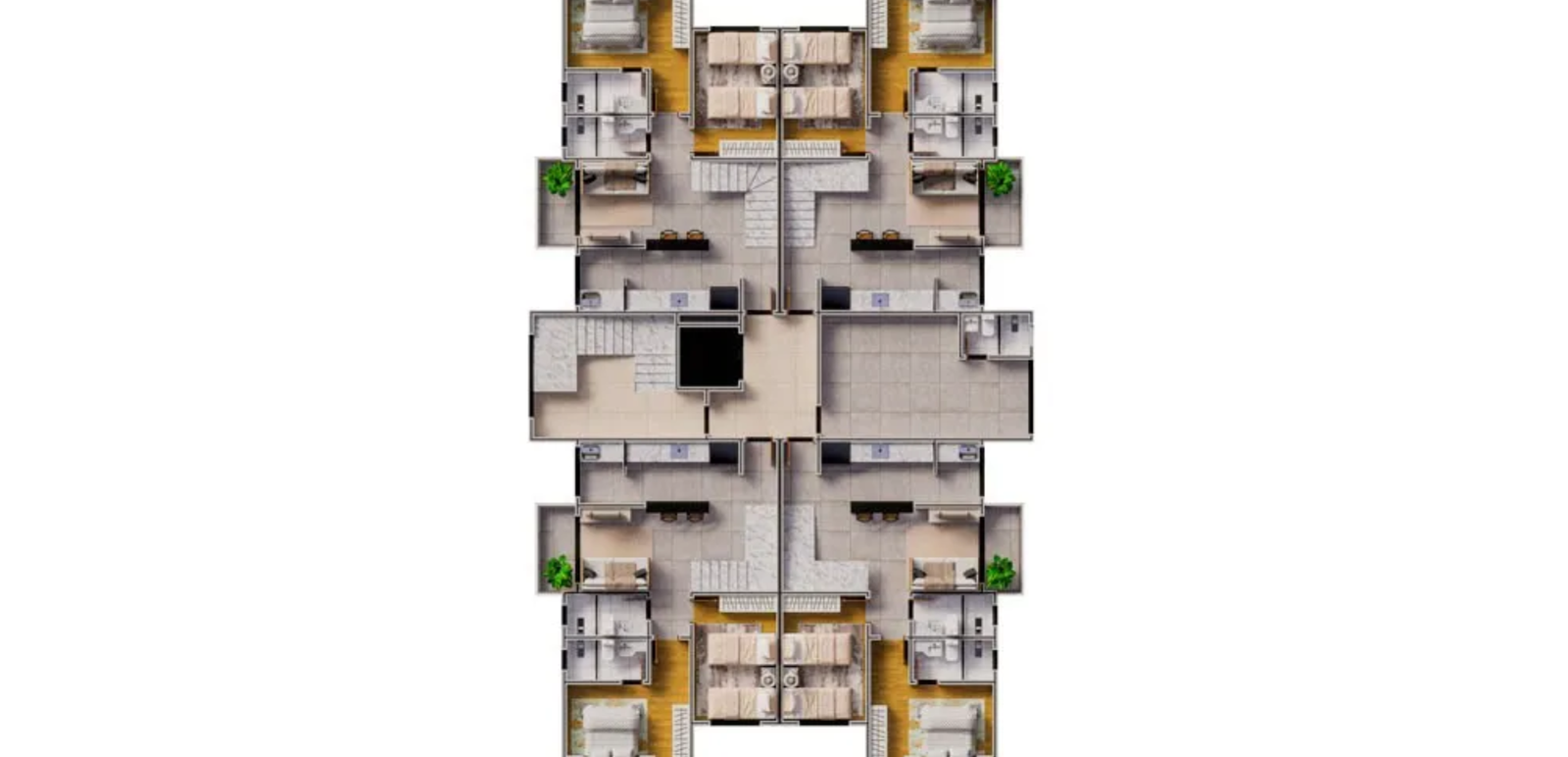 Revenda Imóveis MG - Apartamento 2 e 3 Quartos no Parque Novo Progresso - Edifício Júlio Borges - planta - 5