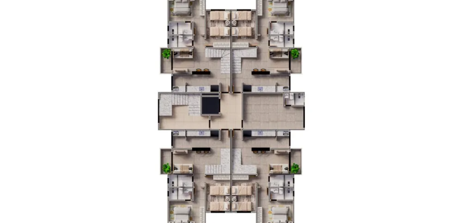 Revenda Imóveis MG - Apartamento 2 e 3 Quartos no Parque Novo Progresso - Edifício Júlio Borges - planta - 6