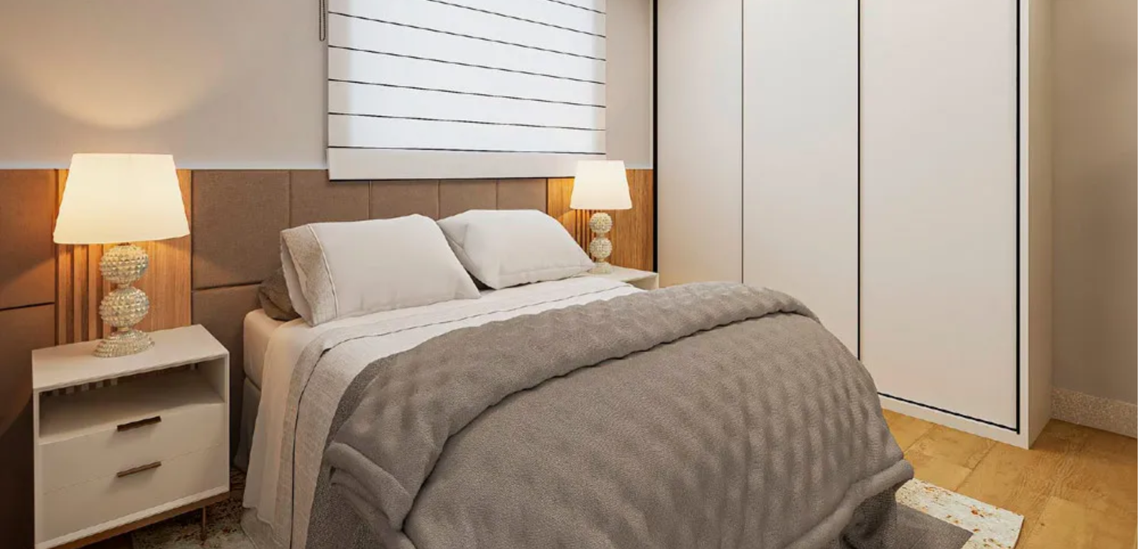 Revenda Imóveis MG - Apartamento 2 e 3 Quartos no Parque Novo Progresso - Edifício Júlio Borges - quarto casal