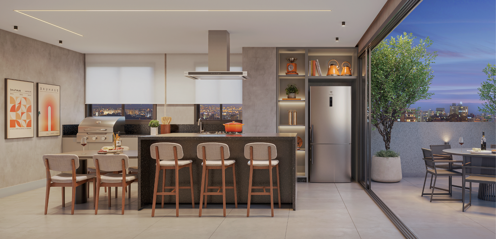 REVENDA IMÓVEIS MG - Apartamentos Studio e 2 Quartos no Estoril Residencial Pulse - Area Gourmet