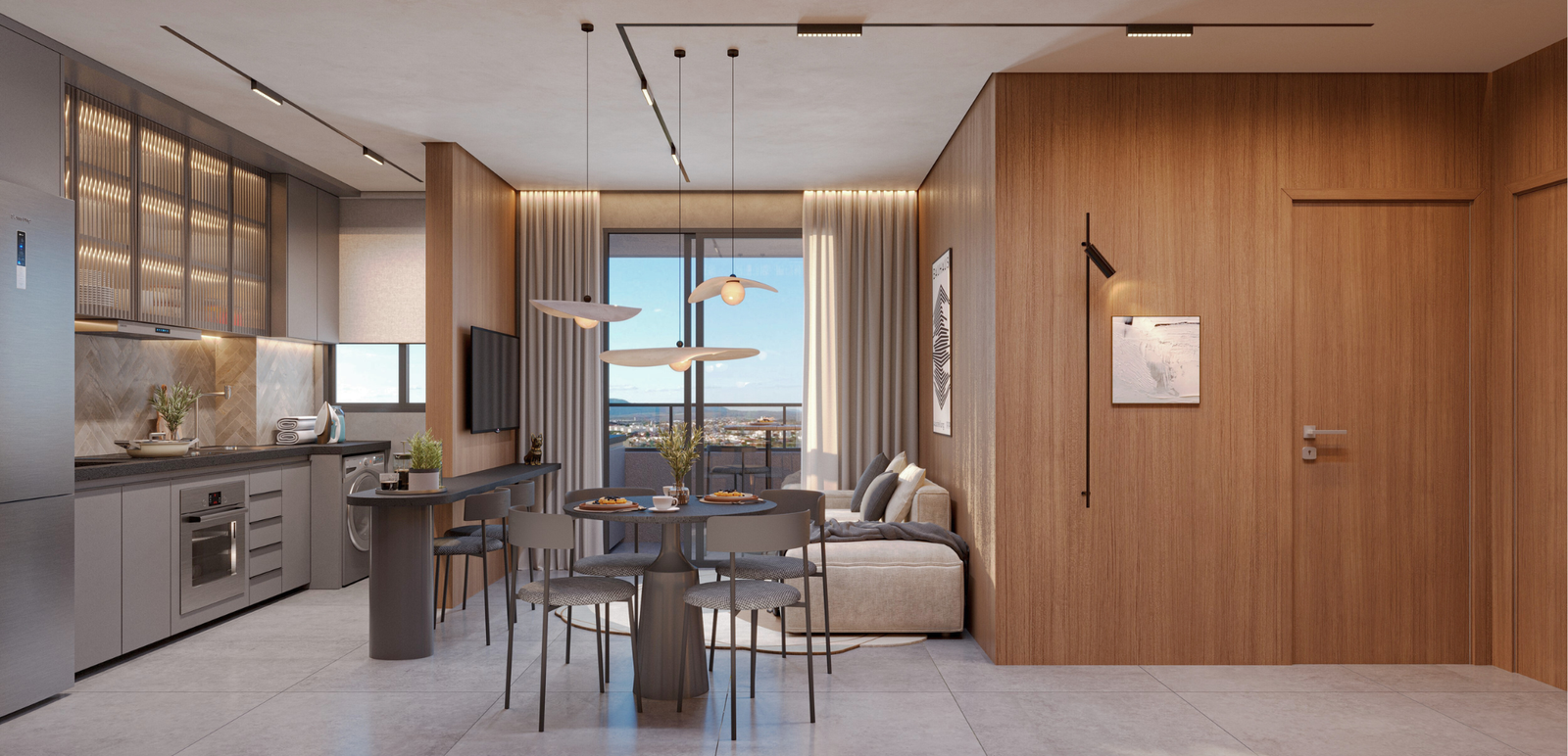 REVENDA IMÓVEIS MG - Apartamentos Studio e 2 Quartos no Estoril Residencial Pulse - Studio 01