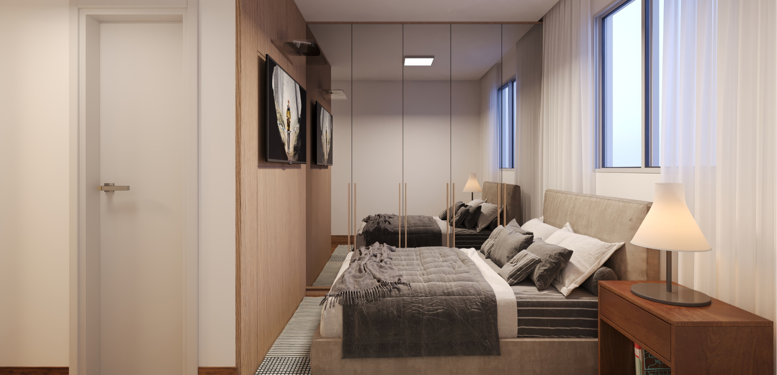 Revenda Imoveis MG - Apartamento 2 quartos no Barreiro em Belo Horizonte com lazer completo - Del Plata - 07_SUITE_APTO_TIPO_5