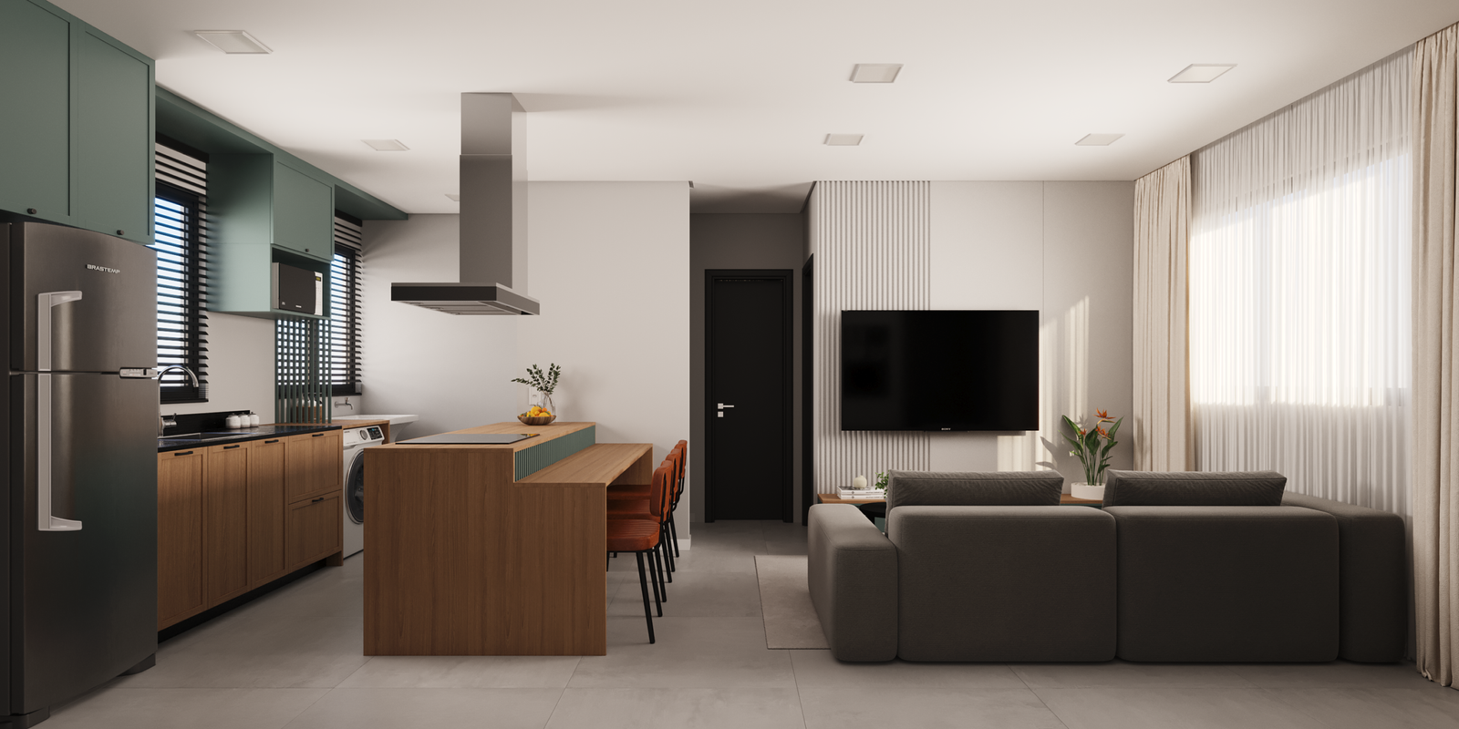 Apartamento 2 quartos no Barreiro Del One_Sala