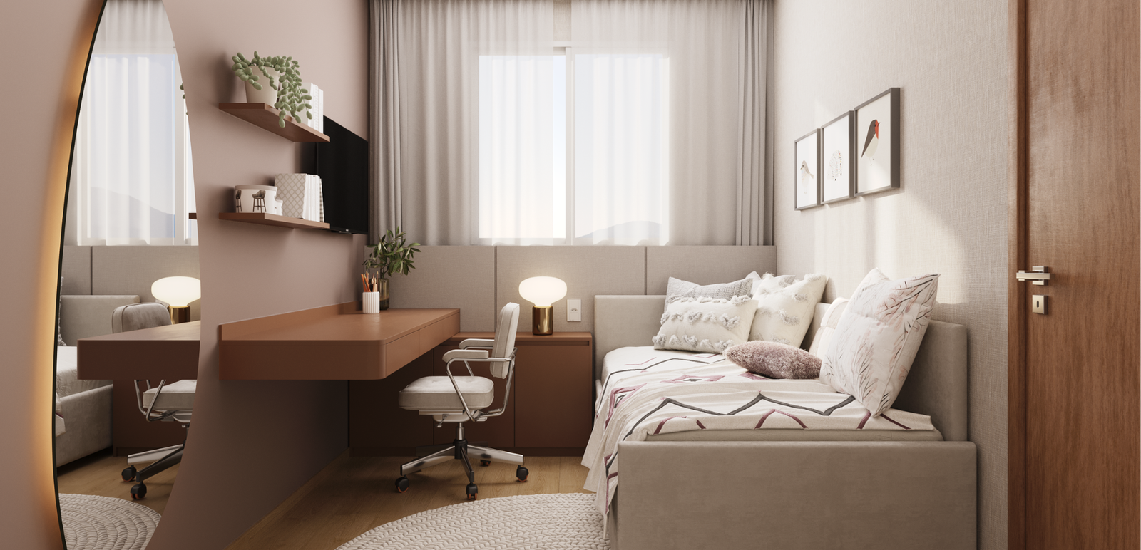 Revenda Imoveis MG - Apartamento 2 quartos no Barreiro em Belo Horizonte com lazer completo (Del Iara) - quarto high