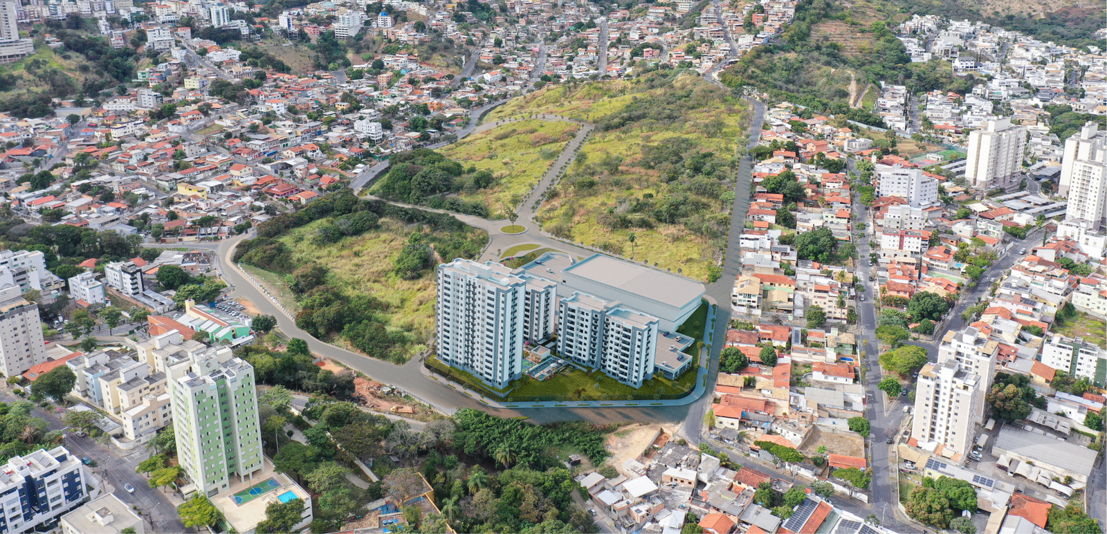 Revenda Imoveis MG - Apartamento 2 quartos no Ouro Preto em Belo Horizonte Città Primo - perspectiva