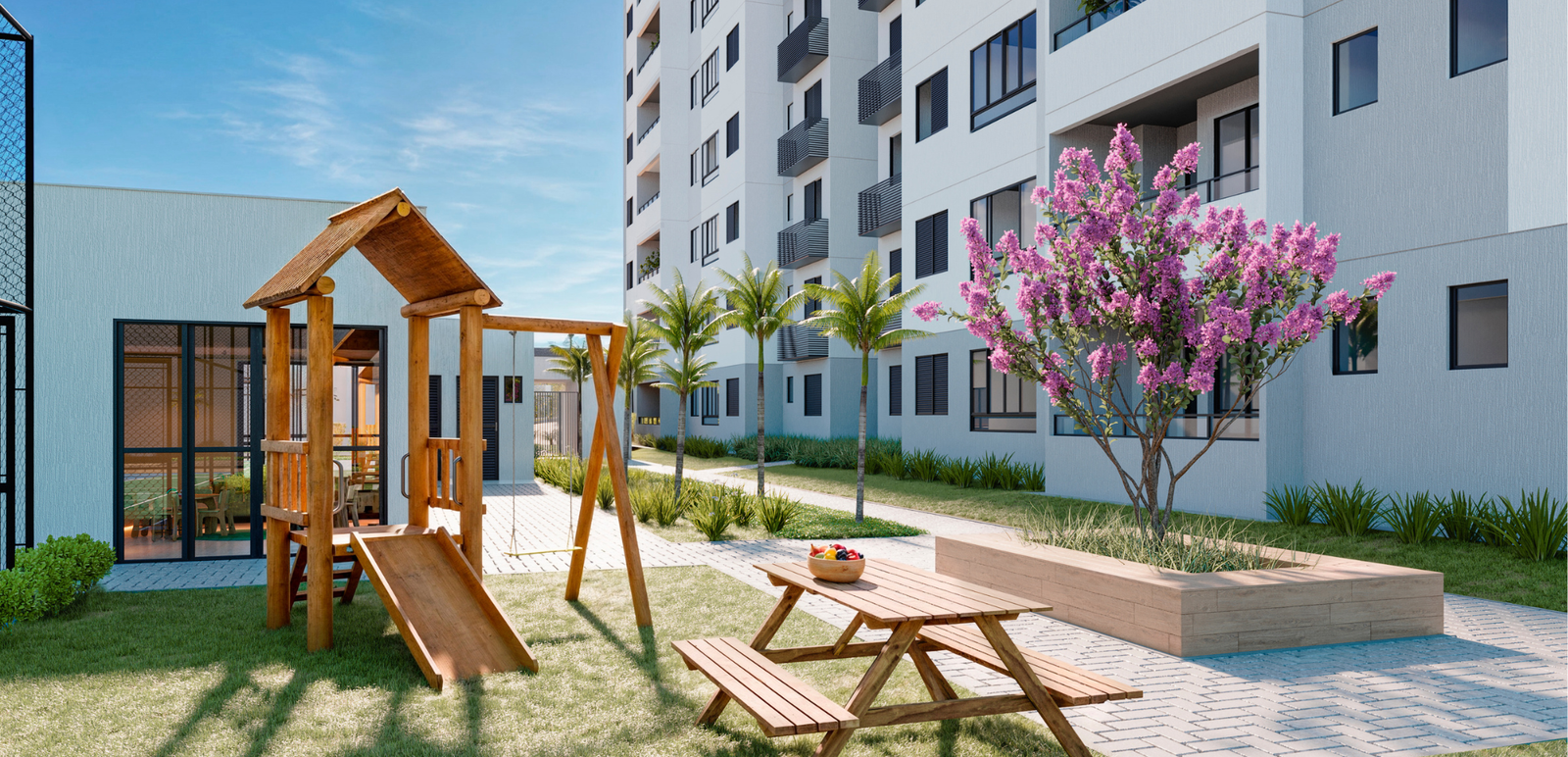 Revenda Imoveis MG - Apartamento 2 quartos no Ouro Preto em Belo Horizonte Città Primo - playground