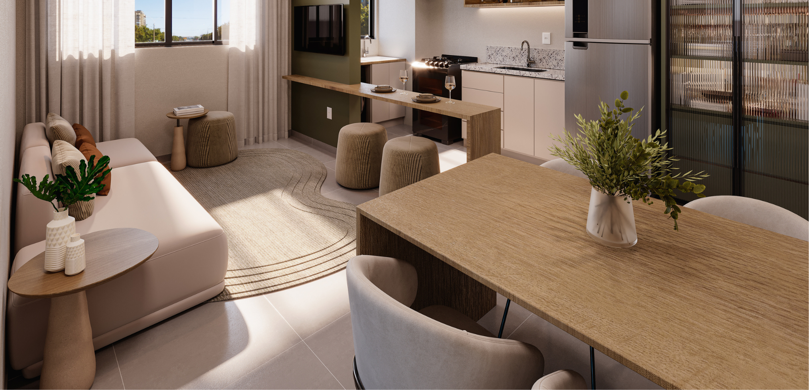 Revenda Imoveis MG - Apartamento 2 quartos no Ouro Preto em Belo Horizonte Città Primo - sala