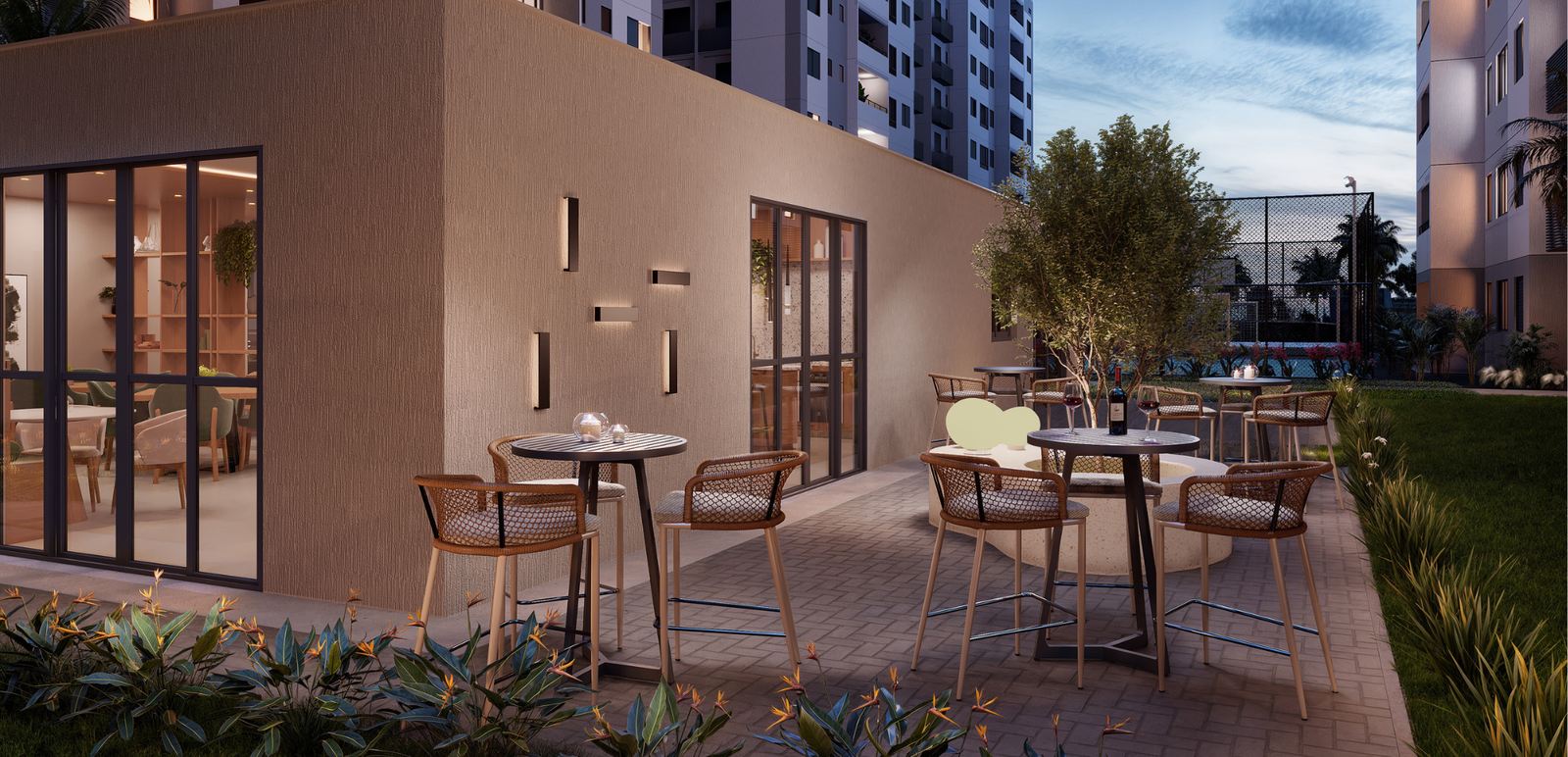 Revenda Imoveis MG - Apartamento 2 quartos no Ouro Preto em Belo Horizonte Città Primo - salão de ffestas