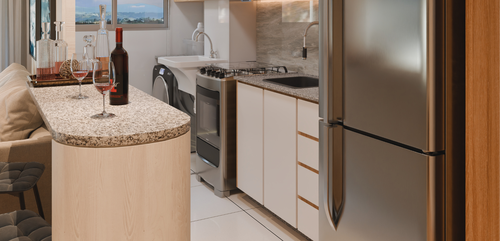 Revenda Imoveis MG - Apartamentos de 2 e 3 Quarto em Contagem - Altus Residence - 20