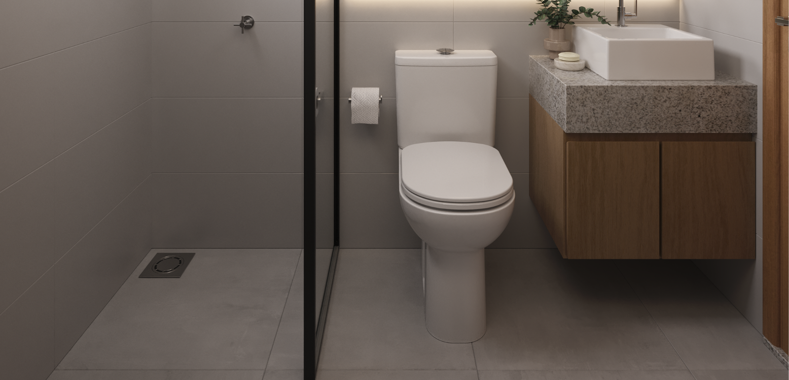 Revenda Imoveis MG - Apartamentos de 2 e 3 Quartos em Santa Luzia - City Garden - Banheiro 2