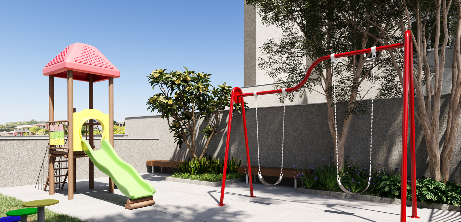 Revenda Imoveis MG - Apartamentos de 2 e 3 Quartos em Santa Luzia - City Garden - Espaço Kids