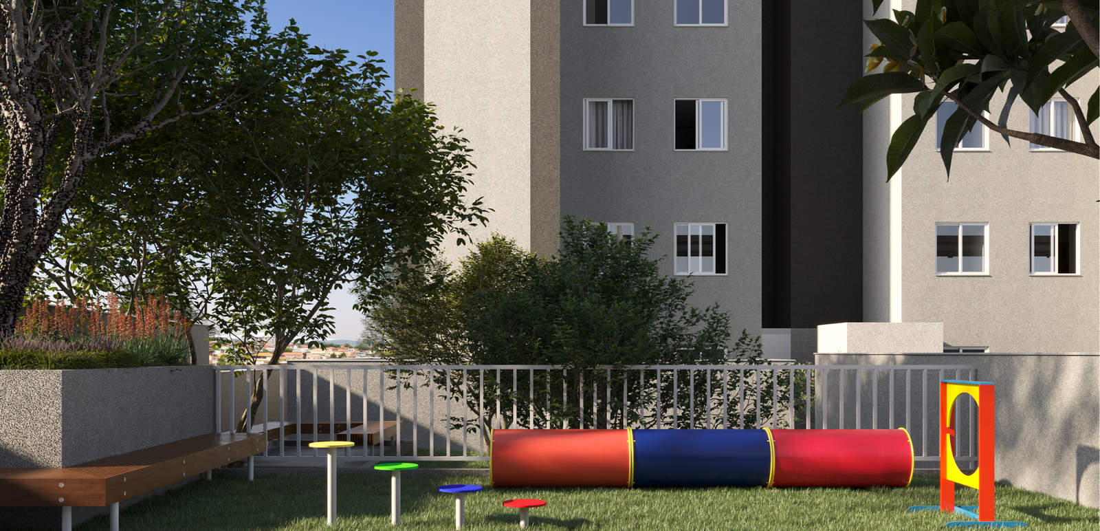 Revenda Imoveis MG - Apartamentos de 2 e 3 Quartos em Santa Luzia - City Garden - Pet Place