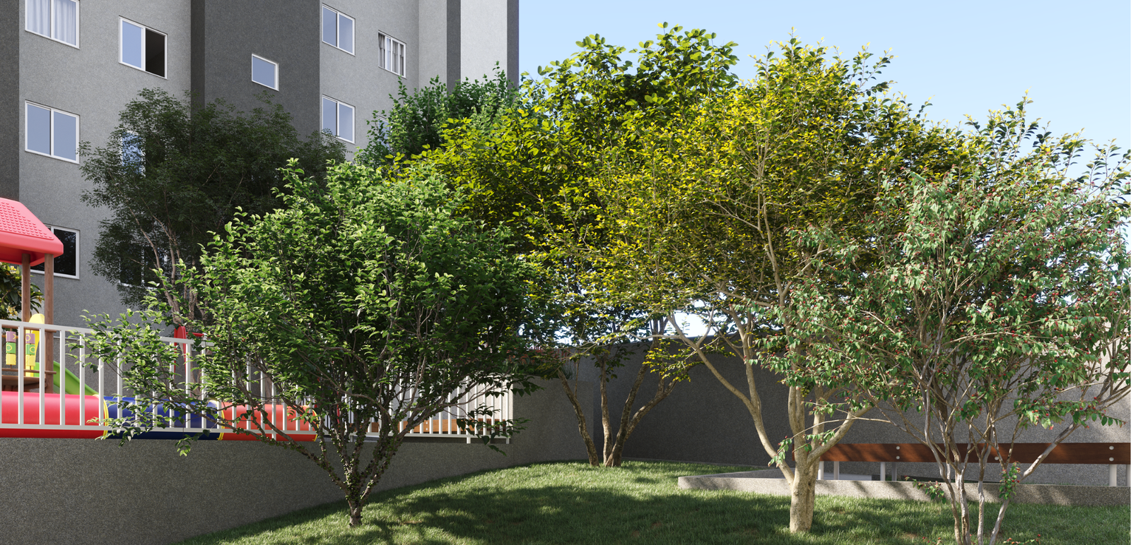 Revenda Imoveis MG - Apartamentos de 2 e 3 Quartos em Santa Luzia - City Garden - Pomar