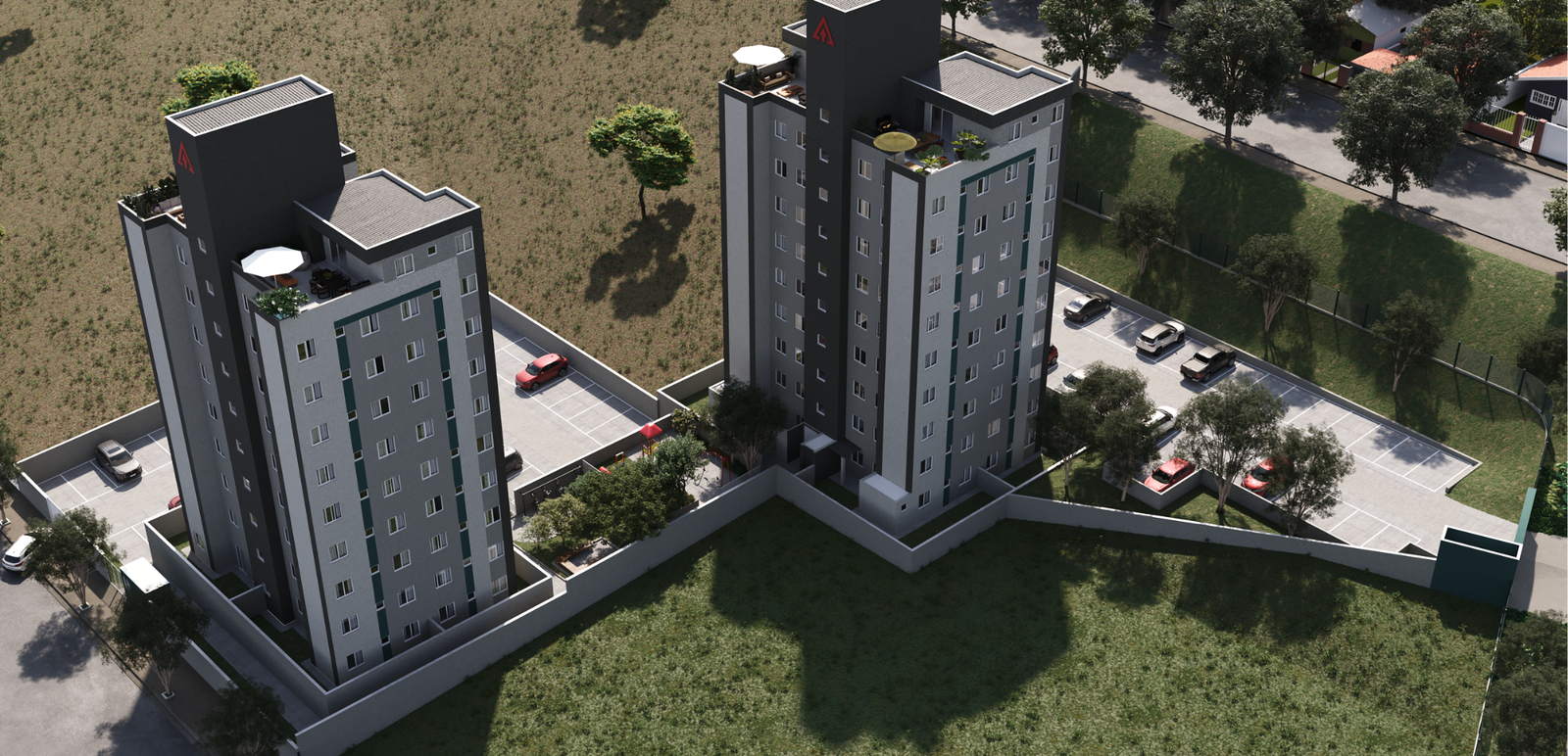 Revenda Imoveis MG - Apartamentos de 2 e 3 Quartos em Santa Luzia - City Garden - fachada