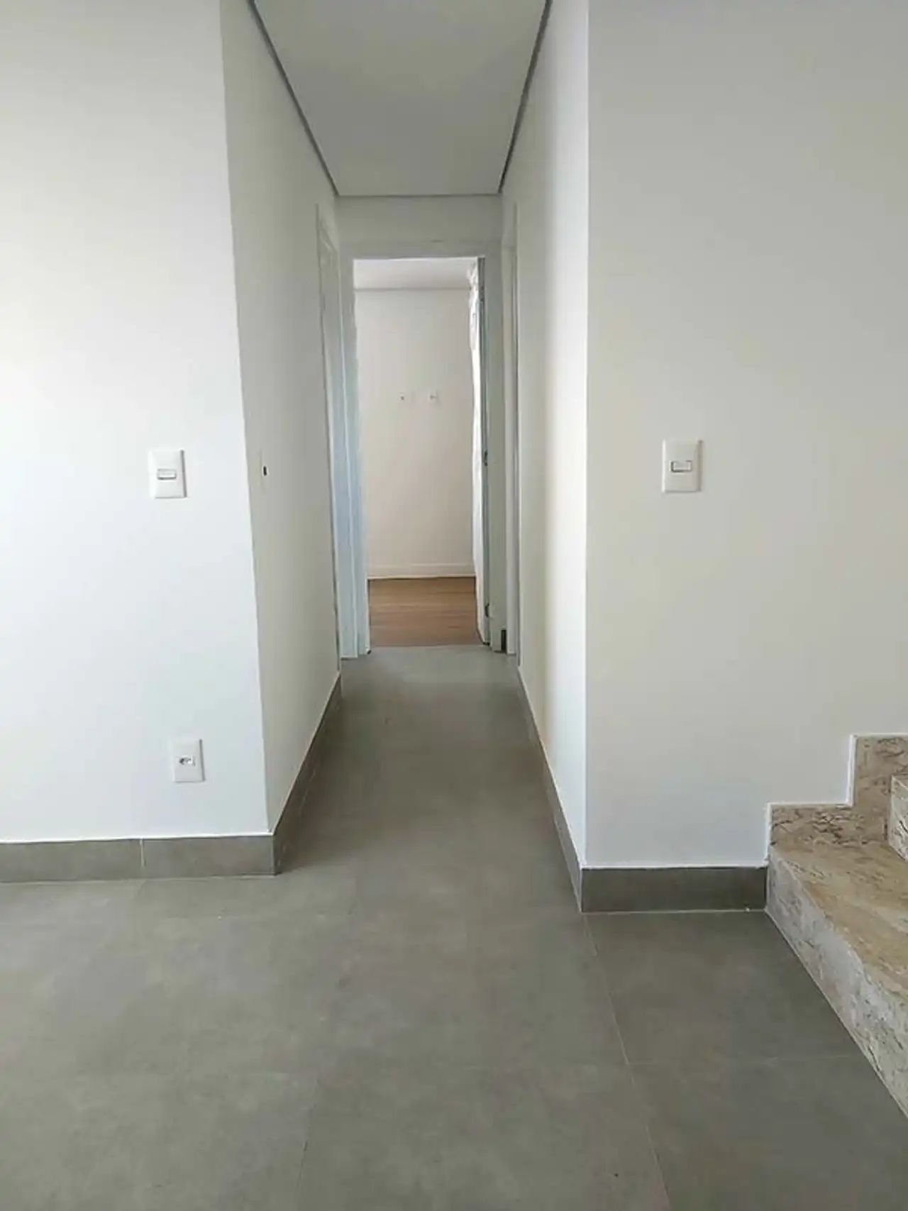 Revenda Imoveis MG - Apartamentos de 2 e 3 Quartos no Sagrada Familia - Vistas - Corredor