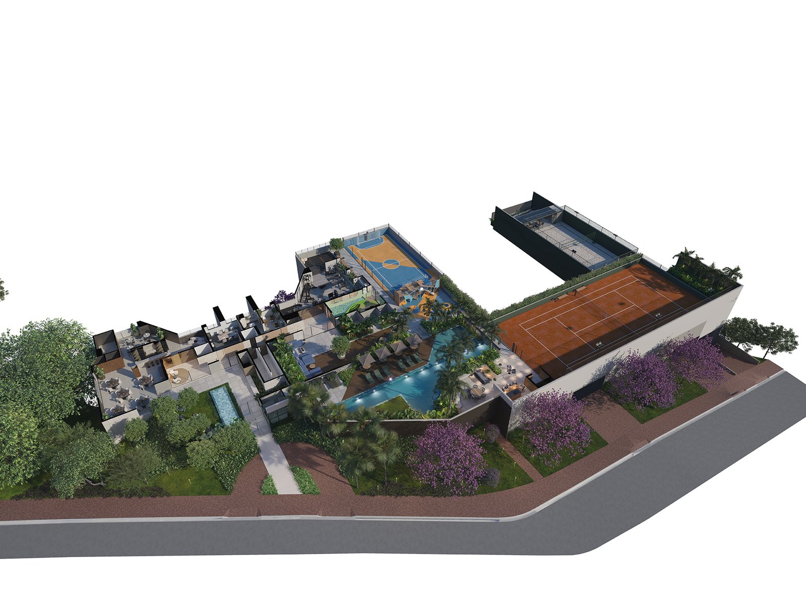 _Revenda Imoveis MG -Apartamentos de 4 Suítes no Vale do Sereno em Nova Lima Città Sereno_ISOMETRICA_BAIXA