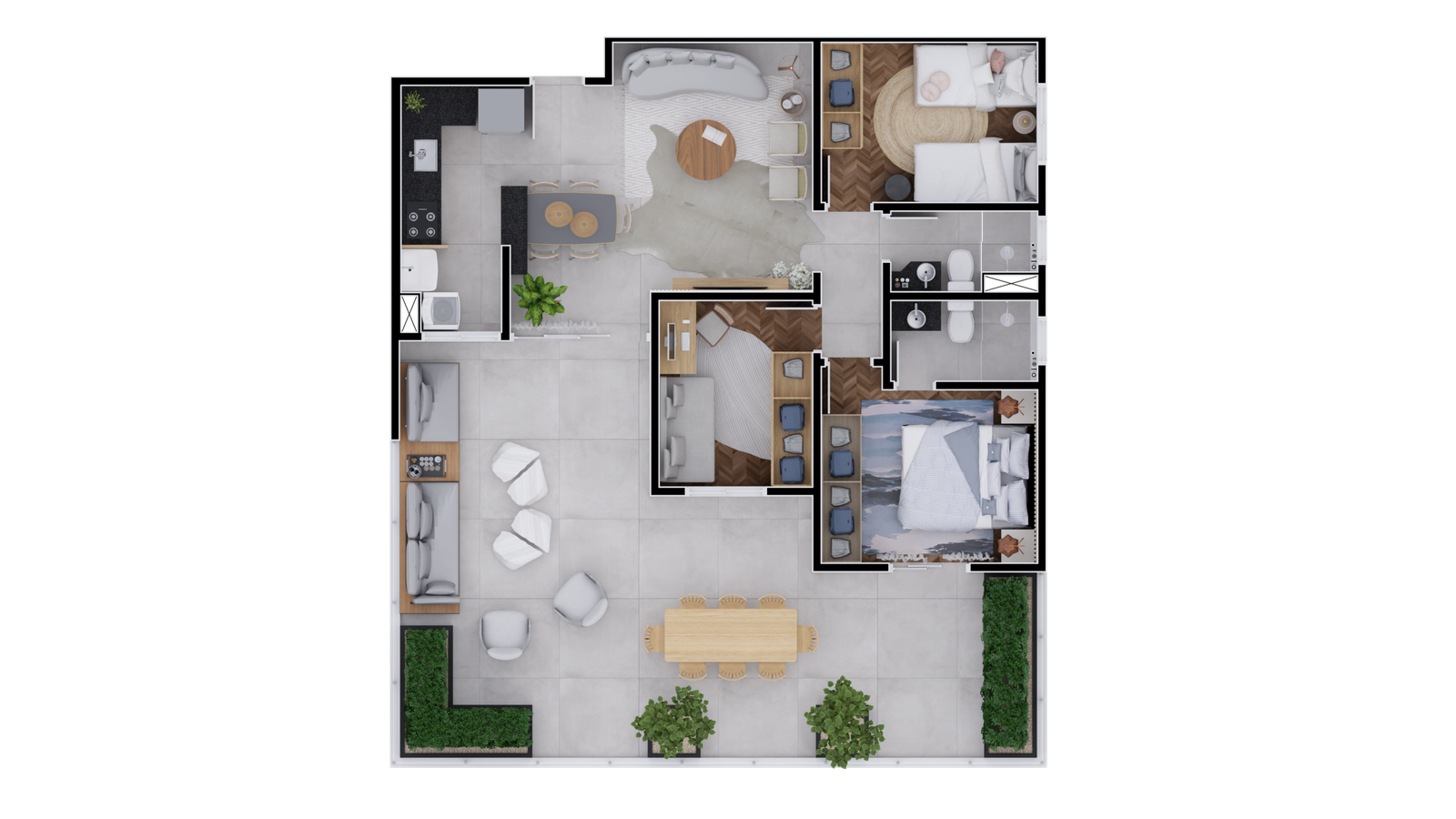 _Revenda Imoveis MG - Apartamento 3 Quartos no Padre Eustáquio - Residencial Solar Imperial -302