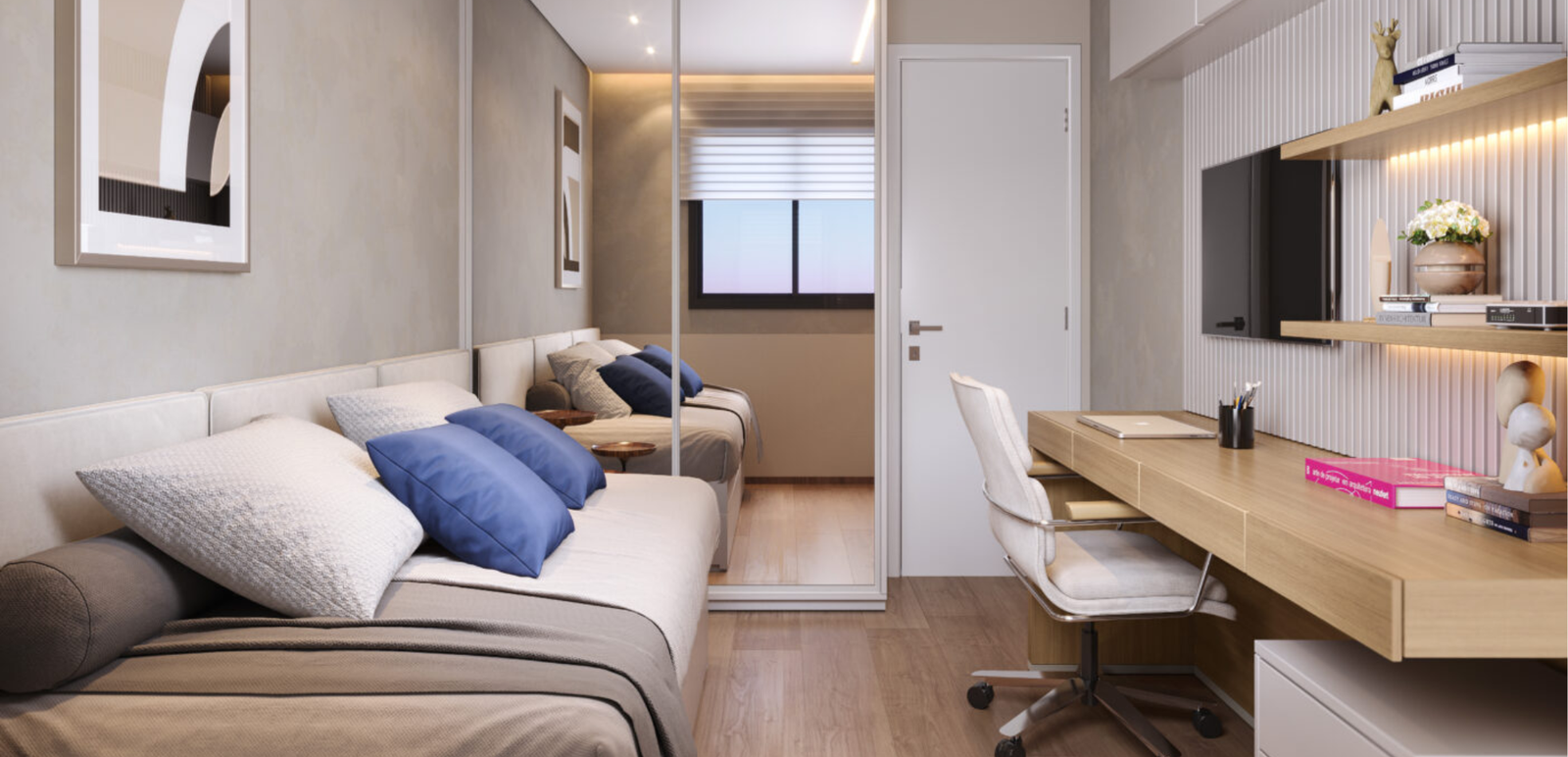 Revenda Imoveis MG -Aldea Barroca - Studios e apartamentos de 1 quarto com suíte no bairro Barroca - 7