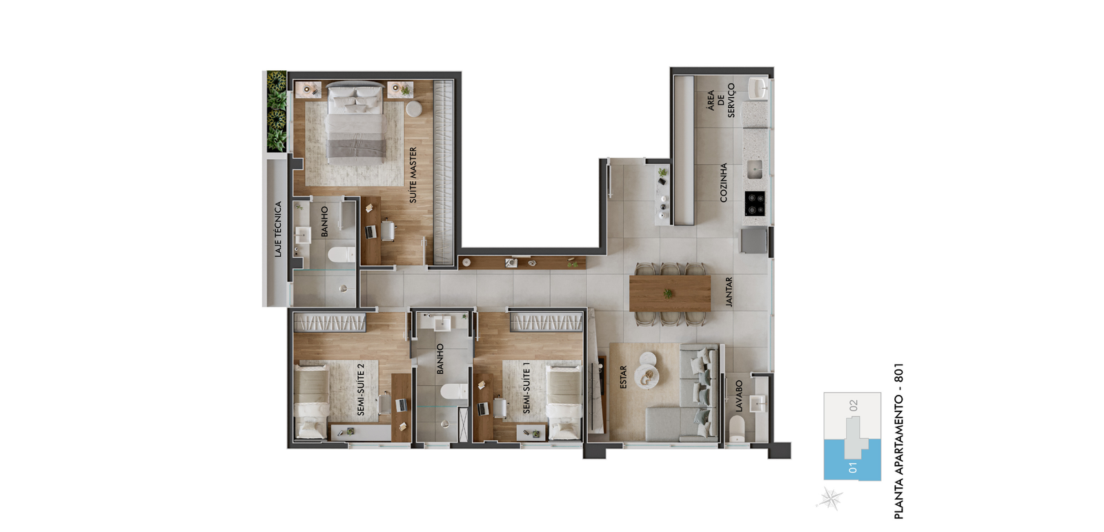 Revenda Imoveis MG - Linea Residencial - 3 quartos no Santa Efigênia20