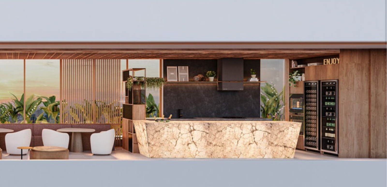 Apartamento 1 a 3 Quartos no Funcionários — Aura Frederico — Revenda Imoveis MG - sky bar gourmet rooftop - 2