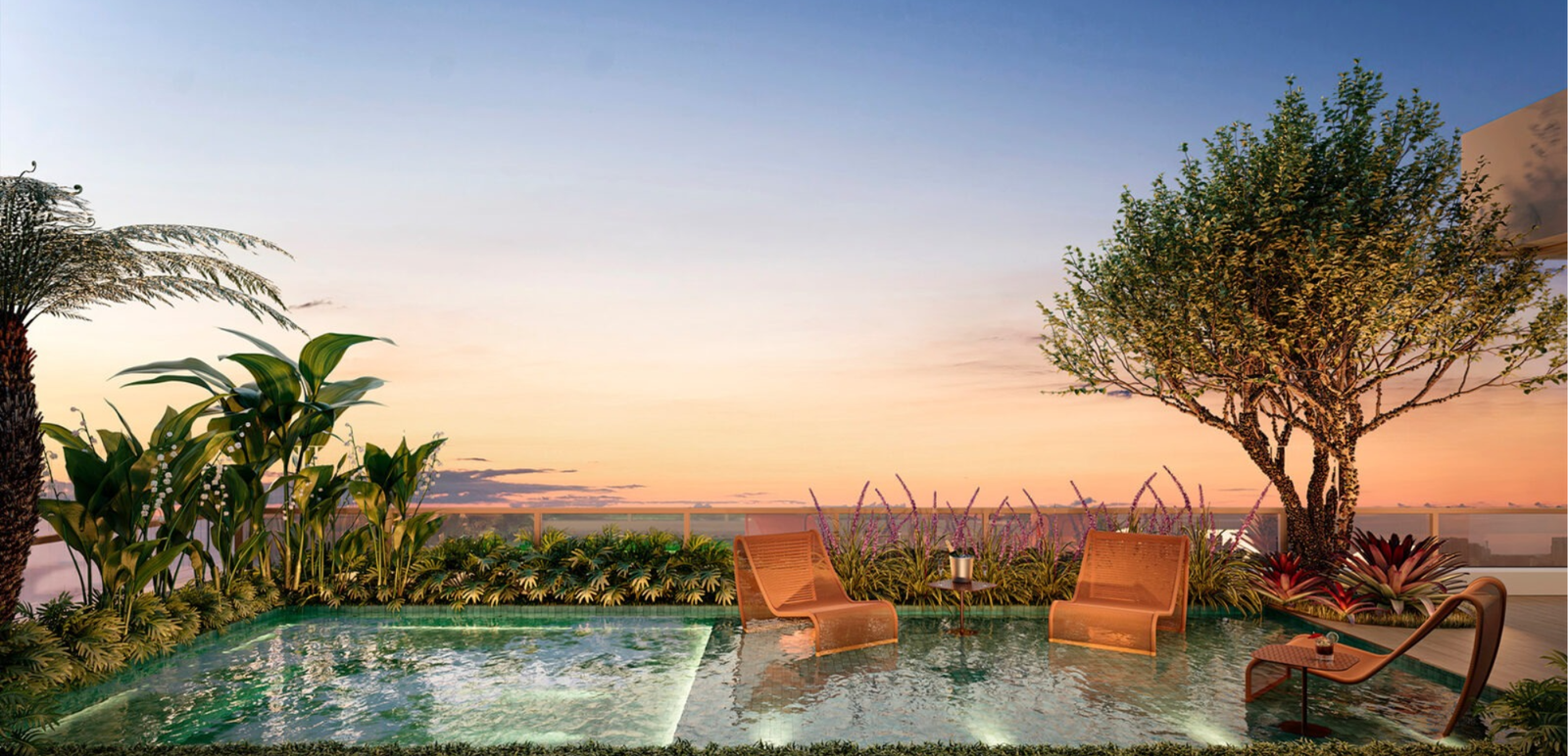 Apartamento 1 a 3 Quartos no Funcionários — Aura Frederico — Revenda Imoveis MG - sky bar gourmet rooftop - rooftop piscina