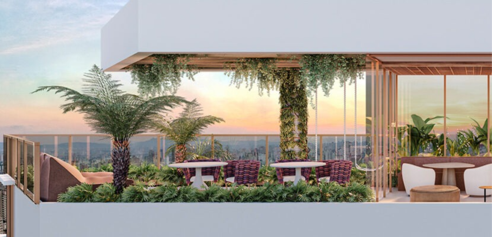 Apartamento 1 a 3 Quartos no Funcionários — Aura Frederico — Revenda Imoveis MG - sky bar gourmet rooftop