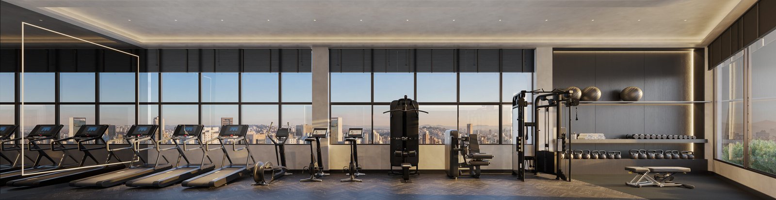 REVENDA IMÓVEIS MG - EDGE Belo Horizonte Studios, Apartamentos de 1 e 2 Suítes na Região da Contorno_ACADEMIA_baixa