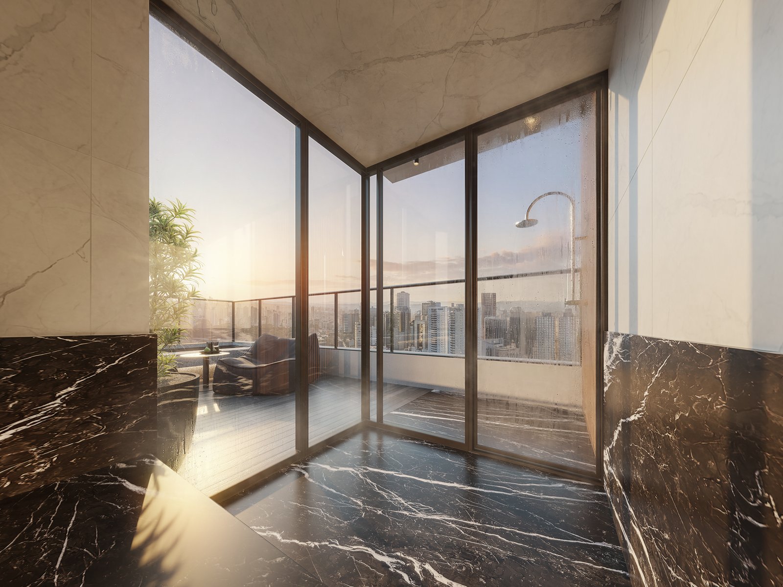 REVENDA IMÓVEIS MG - EDGE Belo Horizonte Studios, Apartamentos de 1 e 2 Suítes na Região da Contorno_SAUNA_baixa