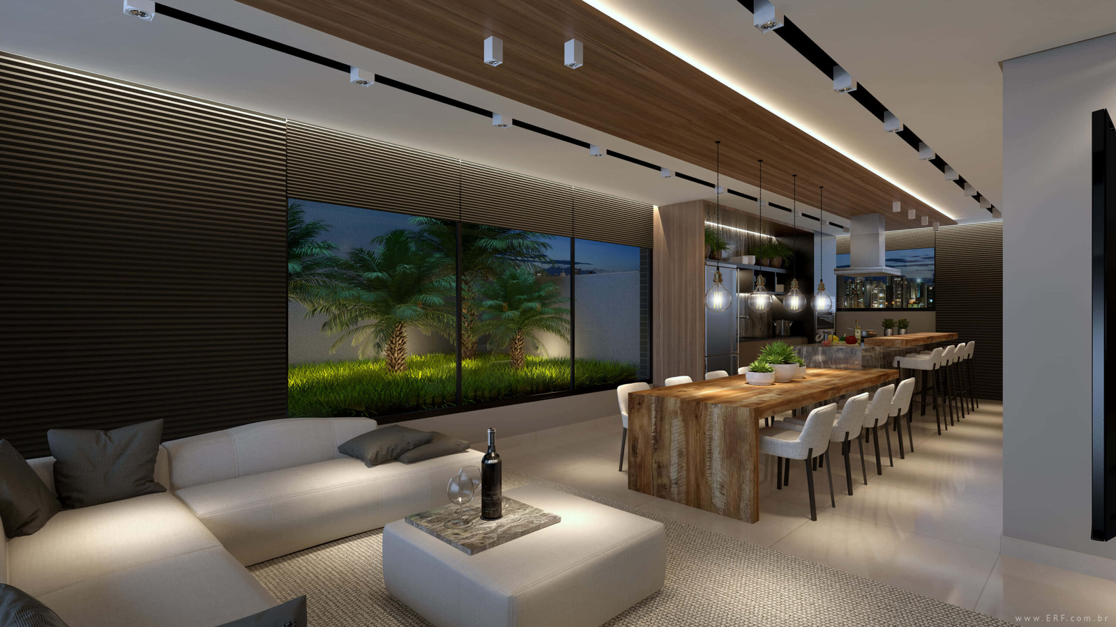 Revenda Imóveis MG - Apartamento 3 e 4 Quartos no Santo Antônio – Horizon 205_Gourmet-Bar-Lounge-2-scaled