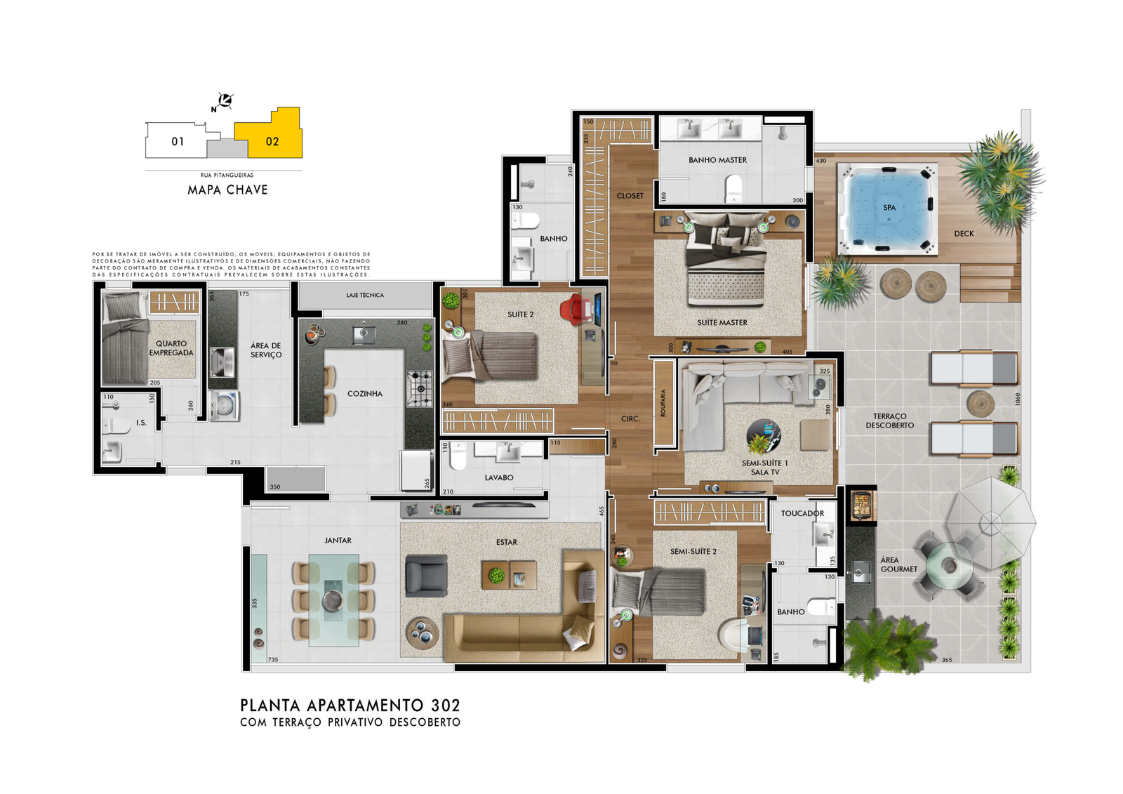 Revenda Imóveis MG - Apartamento 3 e 4 Quartos no Santo Antônio – Horizon 205_apto_302_Terraco-scaled