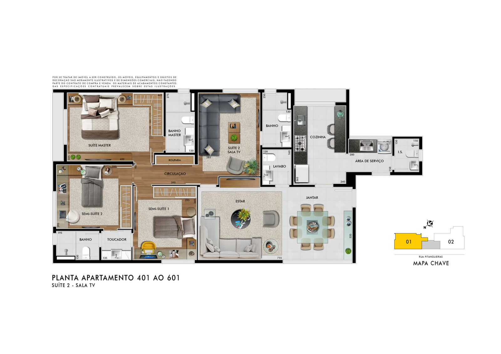 Revenda Imóveis MG - Apartamento 3 e 4 Quartos no Santo Antônio – Horizon 205_apto_401-601_op1-scaled