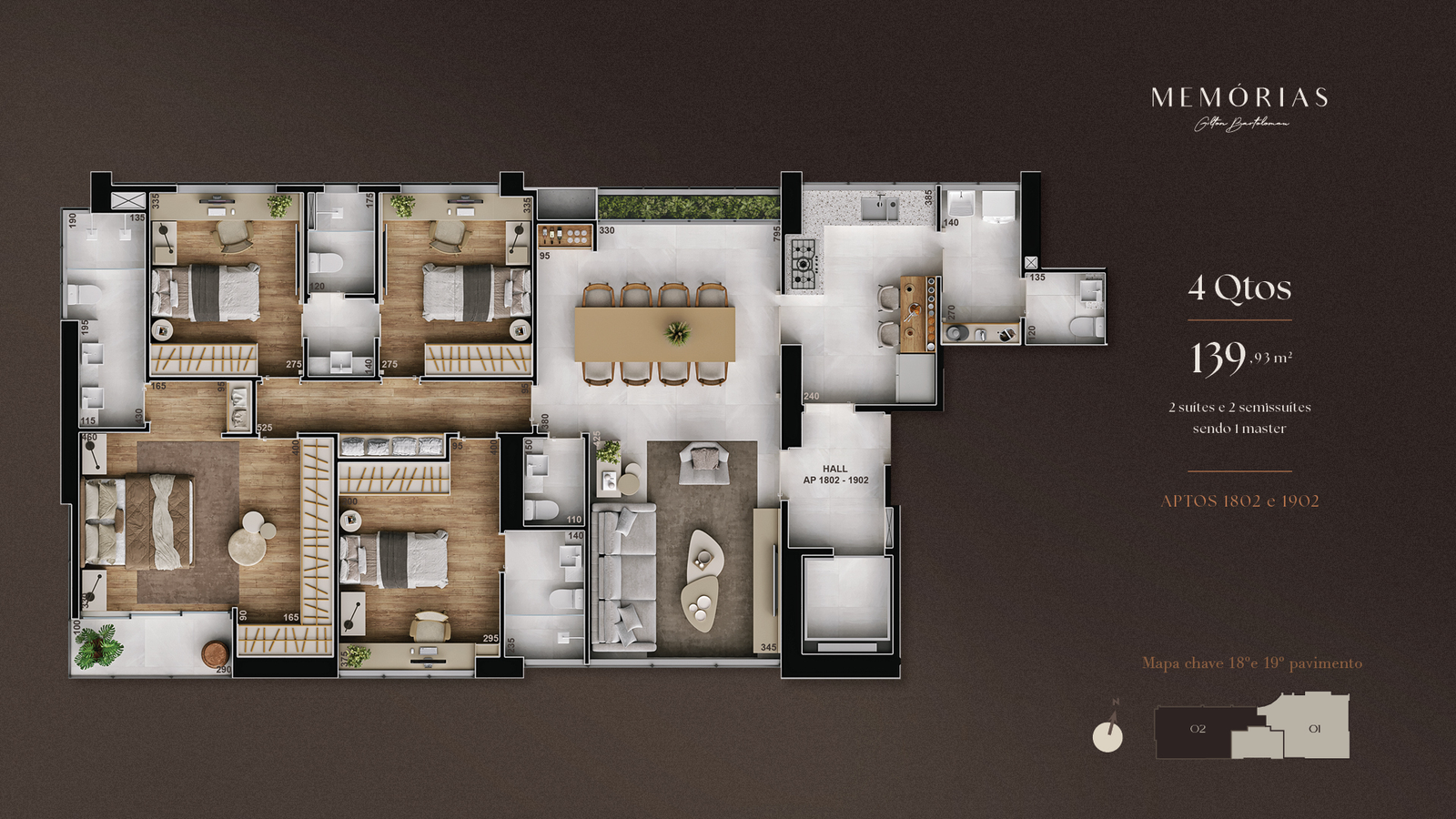 Memórias Gilton Bartolomeu Apartamento 4 Suítes em Lourdes BH 4-quartos_139