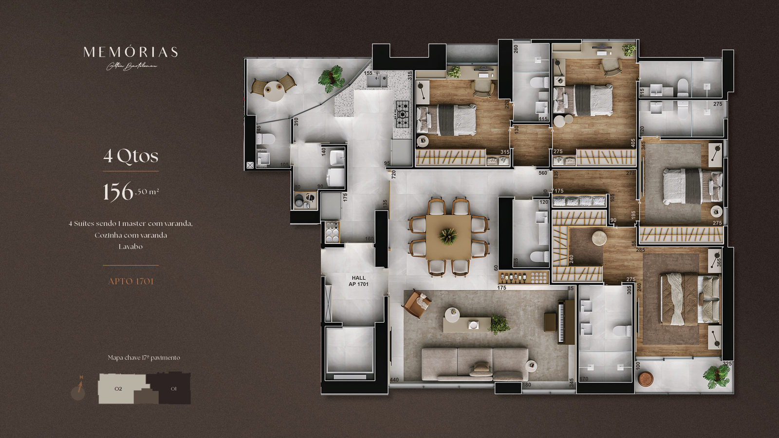 Memórias Gilton Bartolomeu Apartamento 4 Suítes em Lourdes BH_4-quartos_156