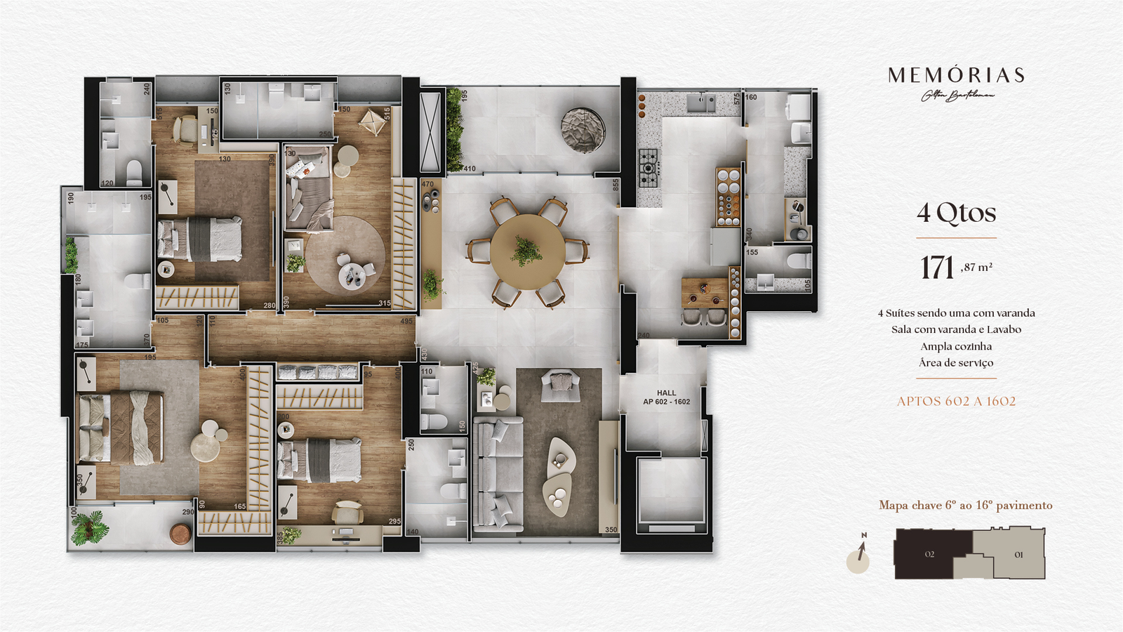 Memórias Gilton Bartolomeu Apartamento 4 Suítes em Lourdes BH_4-quartos_171
