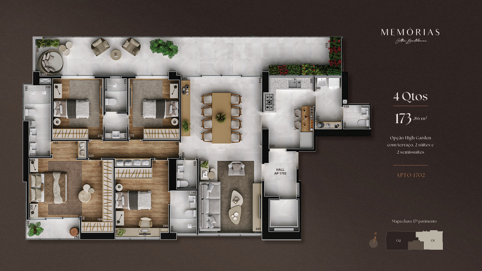 Memórias Gilton Bartolomeu Apartamento 4 Suítes em Lourdes BH_4-quartos_173