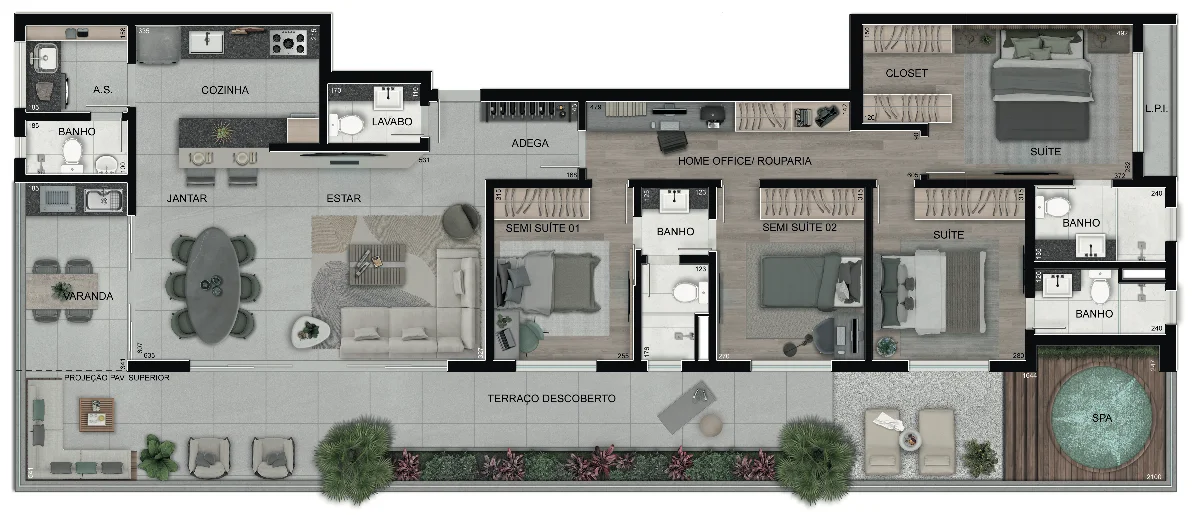 Reserva Gutierrez Apartamentos de 4 Quartos no Gutierrez BH - 601
