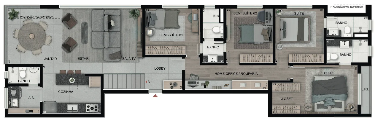 Reserva Gutierrez Apartamentos de 4 Quartos no Gutierrez BH - cobertura-01