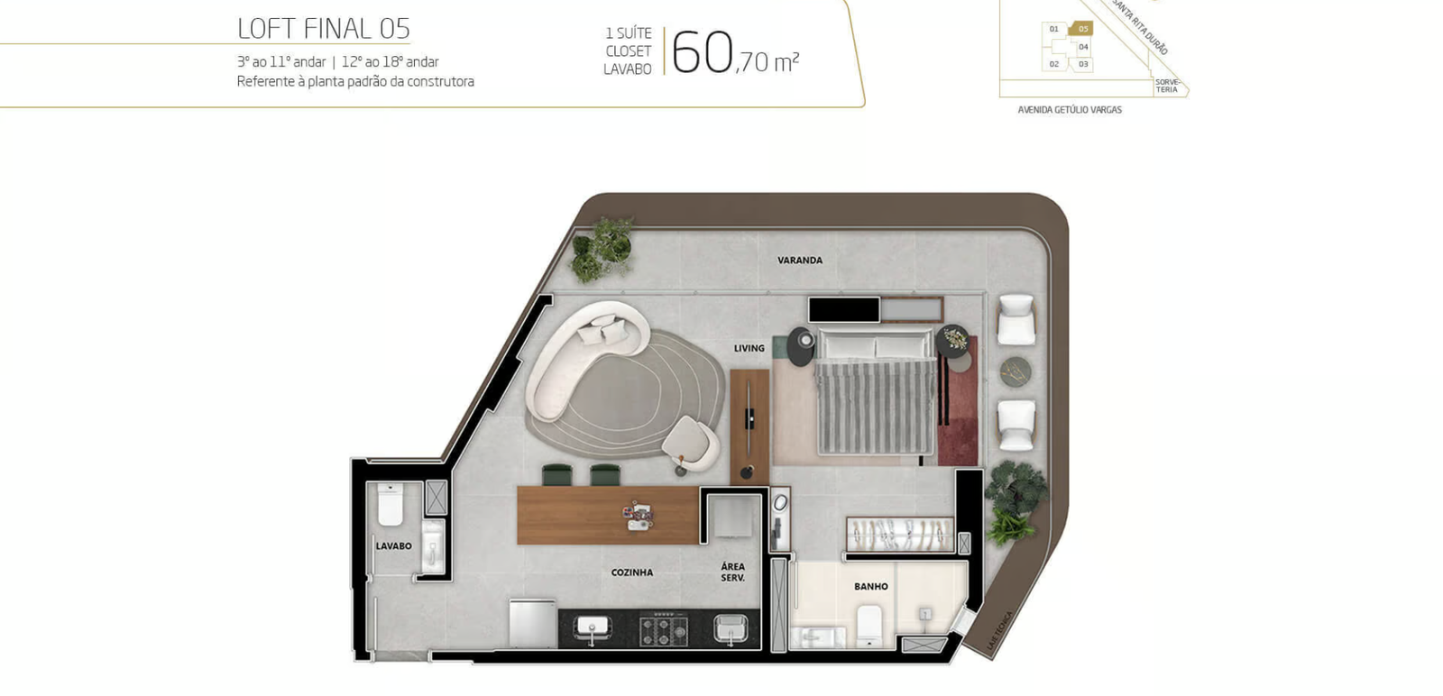 Apartamento 1 e 2 quartos Savassi by Pininfarina - Revenda Imóveis MG - 39