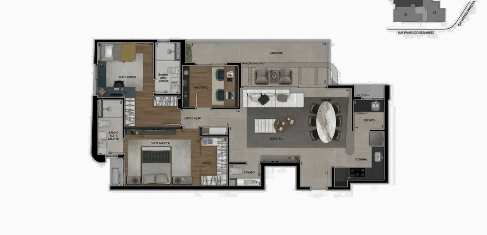 Apartamento 2 e 3 Quartos no Anchieta Atmosfera Modern Residences - Revenda Imóveis MG - 20