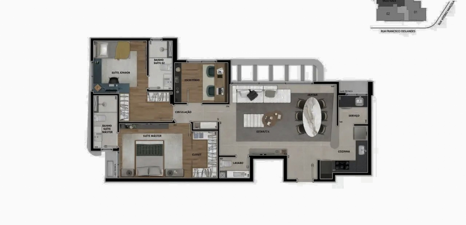 Apartamento 2 e 3 Quartos no Anchieta Atmosfera Modern Residences - Revenda Imóveis MG - 21
