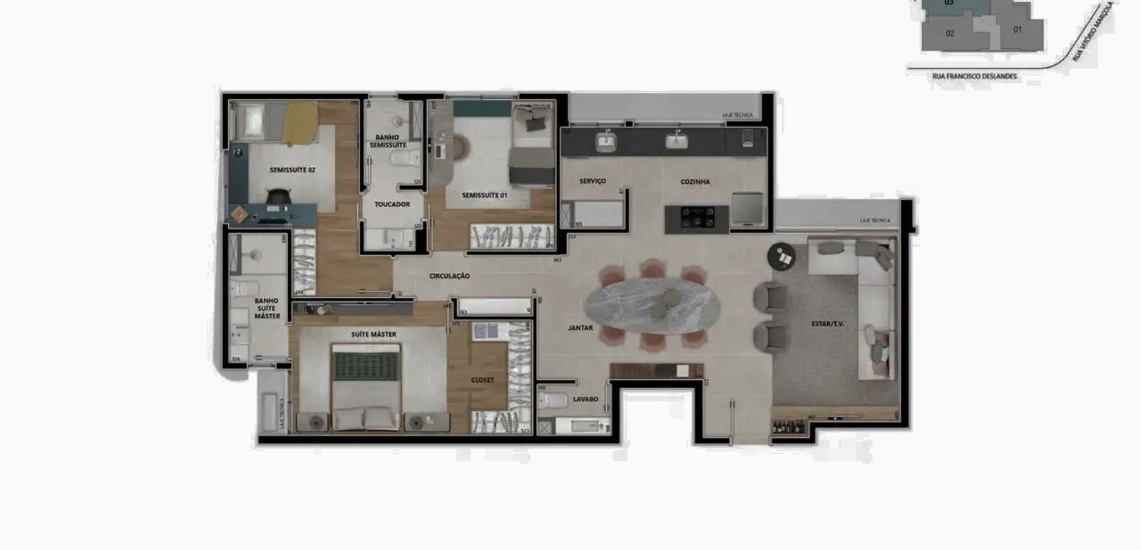 Apartamento 2 e 3 Quartos no Anchieta Atmosfera Modern Residences - Revenda Imóveis MG - 23